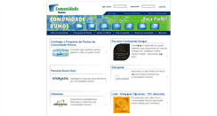 Desktop Screenshot of comunidade.rumos.pt